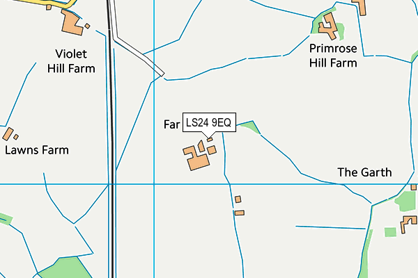 LS24 9EQ map - OS VectorMap District (Ordnance Survey) LS24 9EQ map - OS VectorMap District (Ordnance Survey)