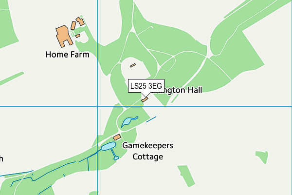 LS25 3EG map - OS VectorMap District (Ordnance Survey) LS25 3EG map - OS VectorMap District (Ordnance Survey)