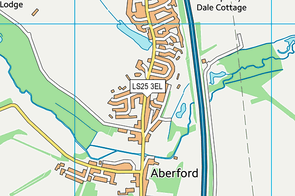 LS25 3EL map - OS VectorMap District (Ordnance Survey) LS25 3EL map - OS VectorMap District (Ordnance Survey)