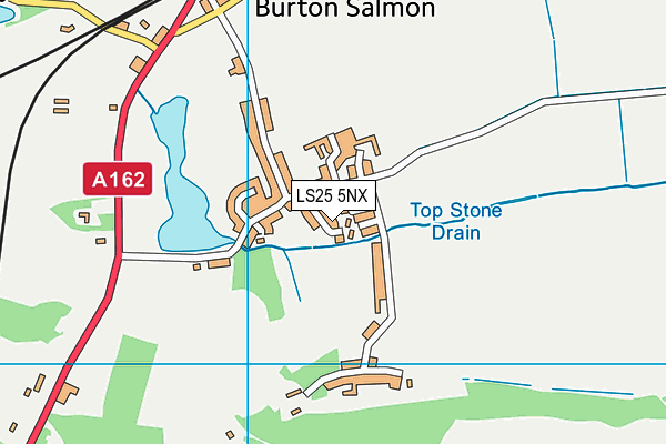 LS25 5NX map - OS VectorMap District (Ordnance Survey)