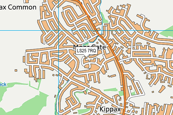 LS25 7RQ map - OS VectorMap District (Ordnance Survey) LS25 7RQ map - OS VectorMap District (Ordnance Survey)