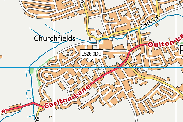 LS26 0DG map - OS VectorMap District (Ordnance Survey) LS26 0DG map - OS VectorMap District (Ordnance Survey)