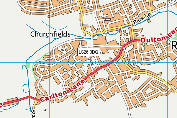 LS26 0DQ map - OS VectorMap District (Ordnance Survey) LS26 0DQ map - OS VectorMap District (Ordnance Survey)