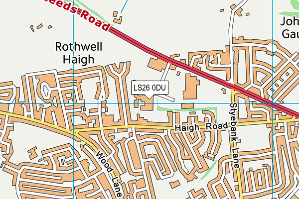 LS26 0DU map - OS VectorMap District (Ordnance Survey) LS26 0DU map - OS VectorMap District (Ordnance Survey)