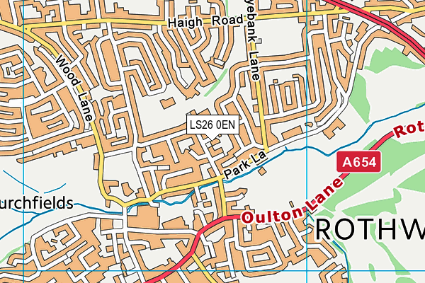 LS26 0EN map - OS VectorMap District (Ordnance Survey) LS26 0EN map - OS VectorMap District (Ordnance Survey)