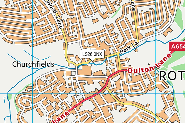 LS26 0NX map - OS VectorMap District (Ordnance Survey) LS26 0NX map - OS VectorMap District (Ordnance Survey)