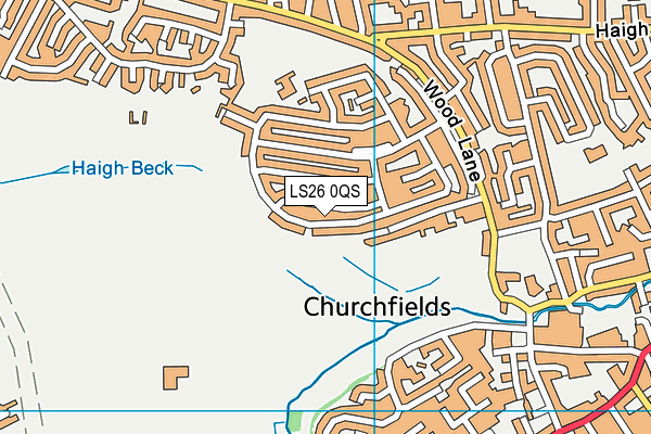 LS26 0QS map - OS VectorMap District (Ordnance Survey) LS26 0QS map - OS VectorMap District (Ordnance Survey)