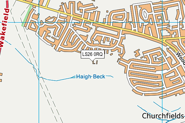 LS26 0RQ map - OS VectorMap District (Ordnance Survey) LS26 0RQ map - OS VectorMap District (Ordnance Survey)