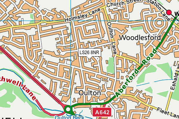 LS26 8NR map - OS VectorMap District (Ordnance Survey) LS26 8NR map - OS VectorMap District (Ordnance Survey)