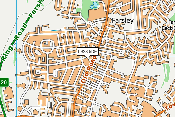 LS28 5DE map - OS VectorMap District (Ordnance Survey) LS28 5DE map - OS VectorMap District (Ordnance Survey)