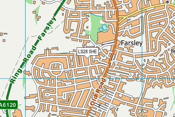 LS28 5HE map - OS VectorMap District (Ordnance Survey) LS28 5HE map - OS VectorMap District (Ordnance Survey)