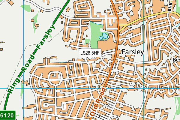 LS28 5HF map - OS VectorMap District (Ordnance Survey) LS28 5HF map - OS VectorMap District (Ordnance Survey)