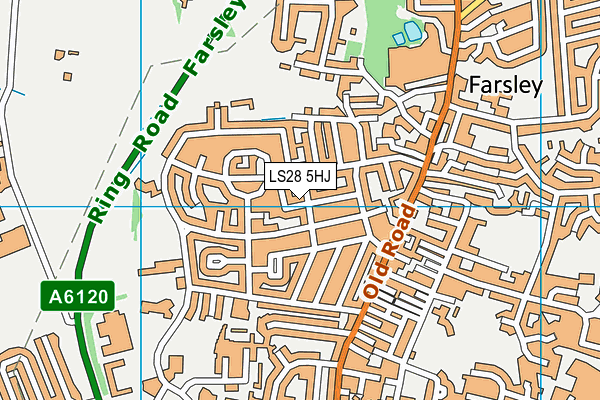 LS28 5HJ map - OS VectorMap District (Ordnance Survey) LS28 5HJ map - OS VectorMap District (Ordnance Survey)