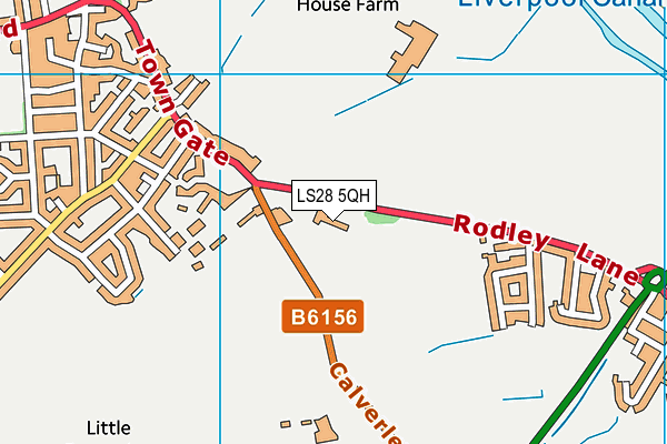 LS28 5QH map - OS VectorMap District (Ordnance Survey) LS28 5QH map - OS VectorMap District (Ordnance Survey)