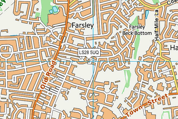 LS28 5UQ map - OS VectorMap District (Ordnance Survey) LS28 5UQ map - OS VectorMap District (Ordnance Survey)