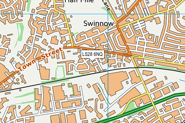 LS28 6NQ map - OS VectorMap District (Ordnance Survey) LS28 6NQ map - OS VectorMap District (Ordnance Survey)