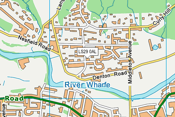 LS29 0AL map - OS VectorMap District (Ordnance Survey) LS29 0AL map - OS VectorMap District (Ordnance Survey)