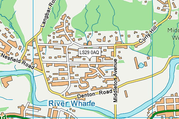 LS29 0AQ map - OS VectorMap District (Ordnance Survey) LS29 0AQ map - OS VectorMap District (Ordnance Survey)