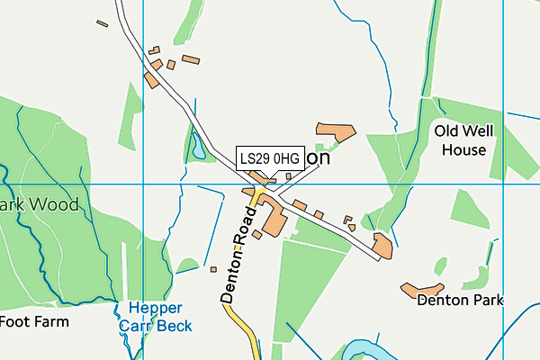 LS29 0HG map - OS VectorMap District (Ordnance Survey) LS29 0HG map - OS VectorMap District (Ordnance Survey)
