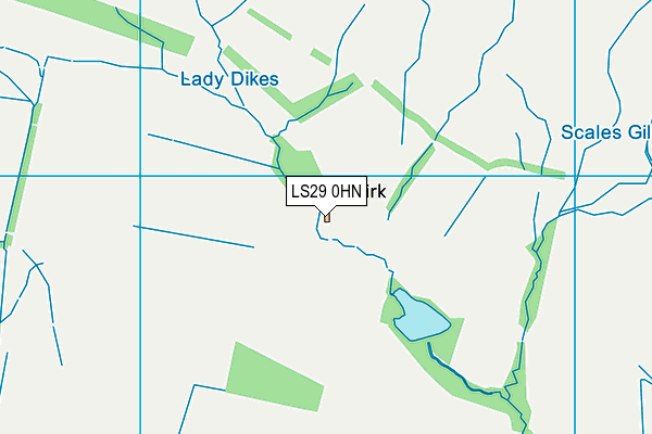 LS29 0HN map - OS VectorMap District (Ordnance Survey) LS29 0HN map - OS VectorMap District (Ordnance Survey)