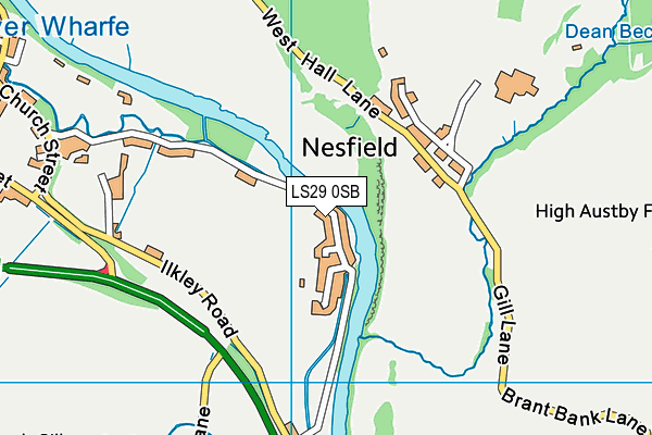 LS29 0SB map - OS VectorMap District (Ordnance Survey) LS29 0SB map - OS VectorMap District (Ordnance Survey)