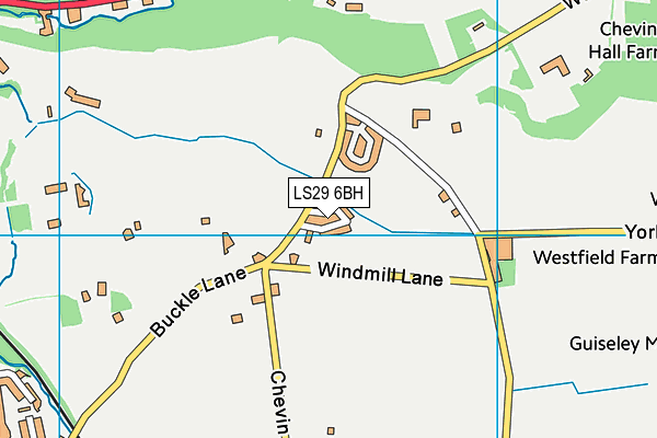 LS29 6BH map - OS VectorMap District (Ordnance Survey) LS29 6BH map - OS VectorMap District (Ordnance Survey)