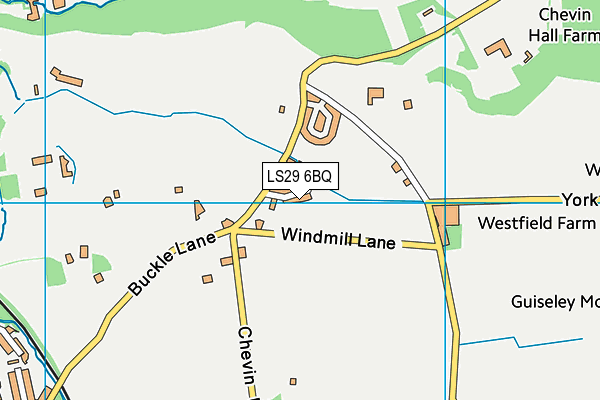 LS29 6BQ map - OS VectorMap District (Ordnance Survey) LS29 6BQ map - OS VectorMap District (Ordnance Survey)