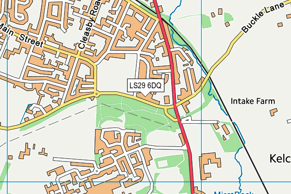 LS29 6DQ map - OS VectorMap District (Ordnance Survey) LS29 6DQ map - OS VectorMap District (Ordnance Survey)