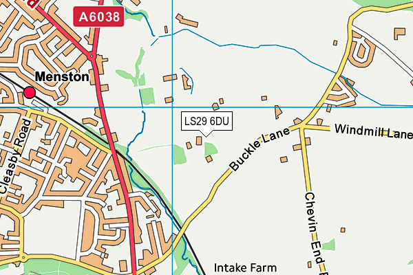 LS29 6DU map - OS VectorMap District (Ordnance Survey) LS29 6DU map - OS VectorMap District (Ordnance Survey)