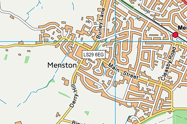 LS29 6EG map - OS VectorMap District (Ordnance Survey) LS29 6EG map - OS VectorMap District (Ordnance Survey)