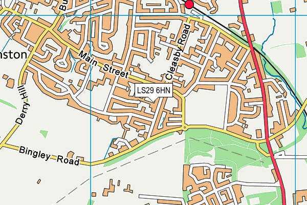 LS29 6HN map - OS VectorMap District (Ordnance Survey) LS29 6HN map - OS VectorMap District (Ordnance Survey)