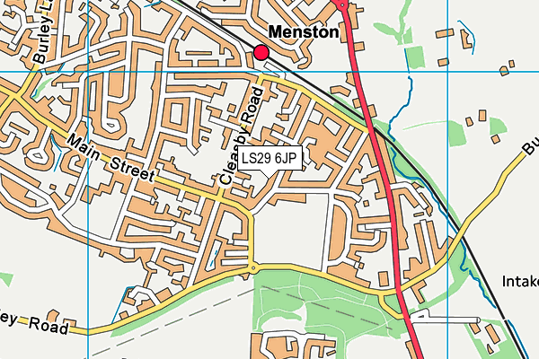 LS29 6JP map - OS VectorMap District (Ordnance Survey) LS29 6JP map - OS VectorMap District (Ordnance Survey)