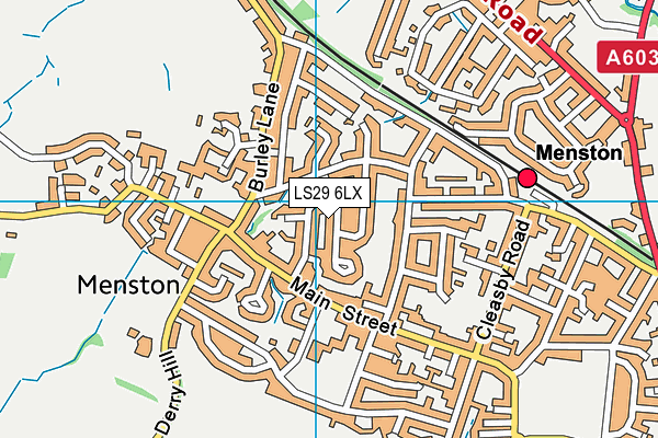 LS29 6LX map - OS VectorMap District (Ordnance Survey) LS29 6LX map - OS VectorMap District (Ordnance Survey)