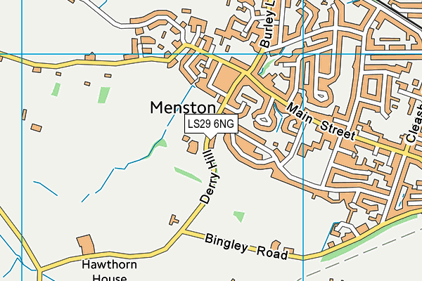 LS29 6NG map - OS VectorMap District (Ordnance Survey) LS29 6NG map - OS VectorMap District (Ordnance Survey)