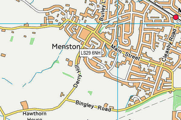 LS29 6NH map - OS VectorMap District (Ordnance Survey) LS29 6NH map - OS VectorMap District (Ordnance Survey)