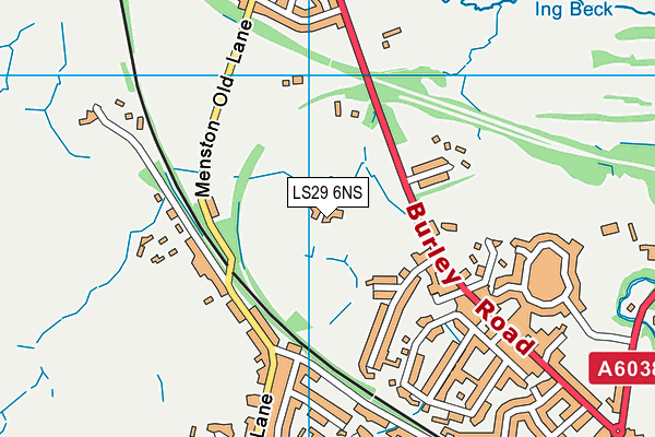 LS29 6NS map - OS VectorMap District (Ordnance Survey) LS29 6NS map - OS VectorMap District (Ordnance Survey)