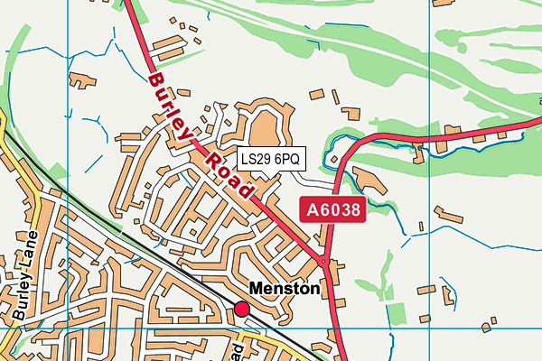 LS29 6PQ map - OS VectorMap District (Ordnance Survey) LS29 6PQ map - OS VectorMap District (Ordnance Survey)