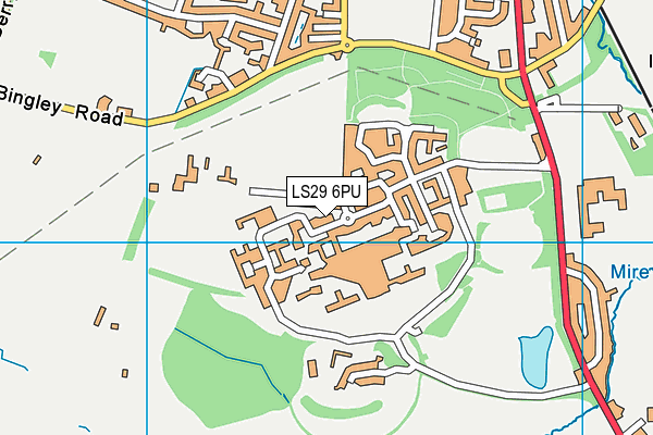 LS29 6PU map - OS VectorMap District (Ordnance Survey) LS29 6PU map - OS VectorMap District (Ordnance Survey)
