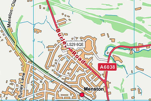 LS29 6QE map - OS VectorMap District (Ordnance Survey) LS29 6QE map - OS VectorMap District (Ordnance Survey)