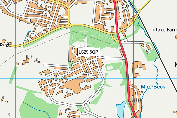 LS29 6QP map - OS VectorMap District (Ordnance Survey) LS29 6QP map - OS VectorMap District (Ordnance Survey)
