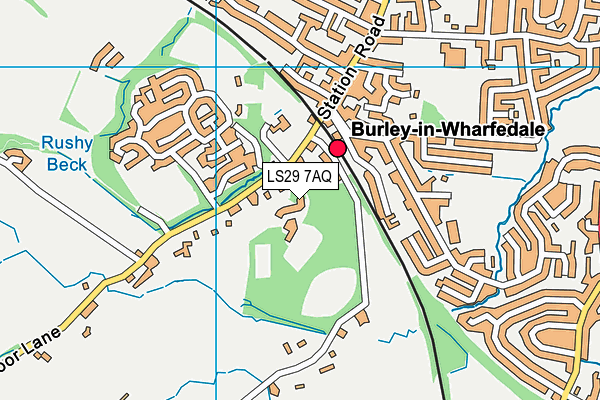 LS29 7AQ map - OS VectorMap District (Ordnance Survey) LS29 7AQ map - OS VectorMap District (Ordnance Survey)