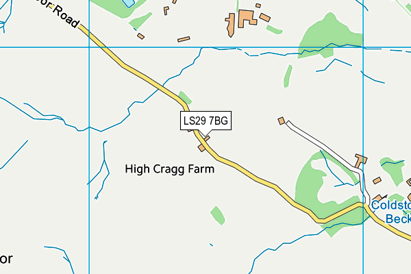LS29 7BG map - OS VectorMap District (Ordnance Survey) LS29 7BG map - OS VectorMap District (Ordnance Survey)