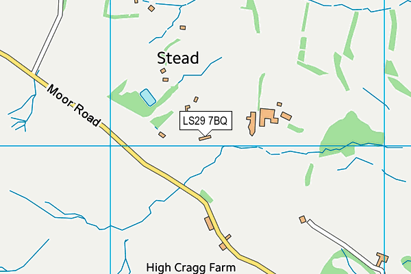 LS29 7BQ map - OS VectorMap District (Ordnance Survey) LS29 7BQ map - OS VectorMap District (Ordnance Survey)