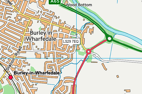 LS29 7EQ map - OS VectorMap District (Ordnance Survey) LS29 7EQ map - OS VectorMap District (Ordnance Survey)
