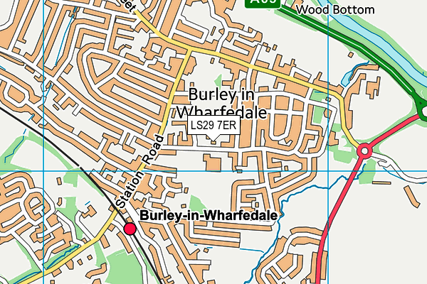 LS29 7ER map - OS VectorMap District (Ordnance Survey) LS29 7ER map - OS VectorMap District (Ordnance Survey)