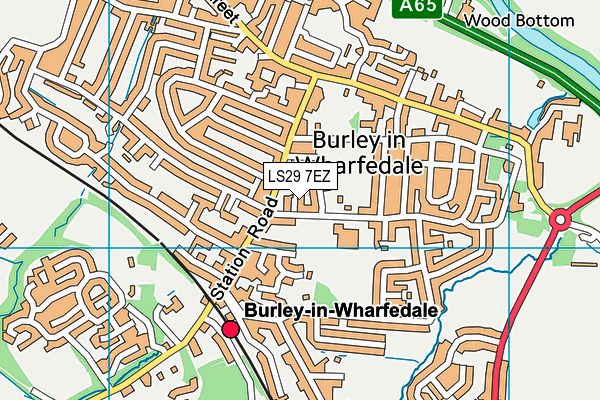 LS29 7EZ map - OS VectorMap District (Ordnance Survey) LS29 7EZ map - OS VectorMap District (Ordnance Survey)