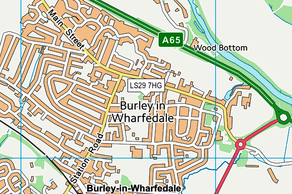 LS29 7HG map - OS VectorMap District (Ordnance Survey) LS29 7HG map - OS VectorMap District (Ordnance Survey)