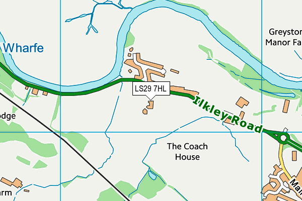 LS29 7HL map - OS VectorMap District (Ordnance Survey) LS29 7HL map - OS VectorMap District (Ordnance Survey)