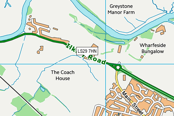 LS29 7HN map - OS VectorMap District (Ordnance Survey) LS29 7HN map - OS VectorMap District (Ordnance Survey)