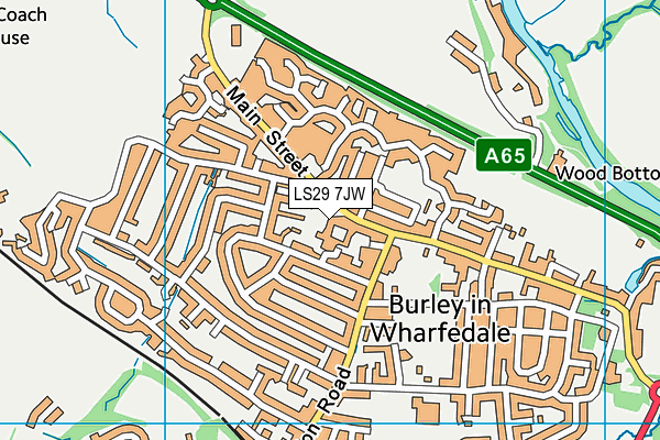 LS29 7JW map - OS VectorMap District (Ordnance Survey) LS29 7JW map - OS VectorMap District (Ordnance Survey)